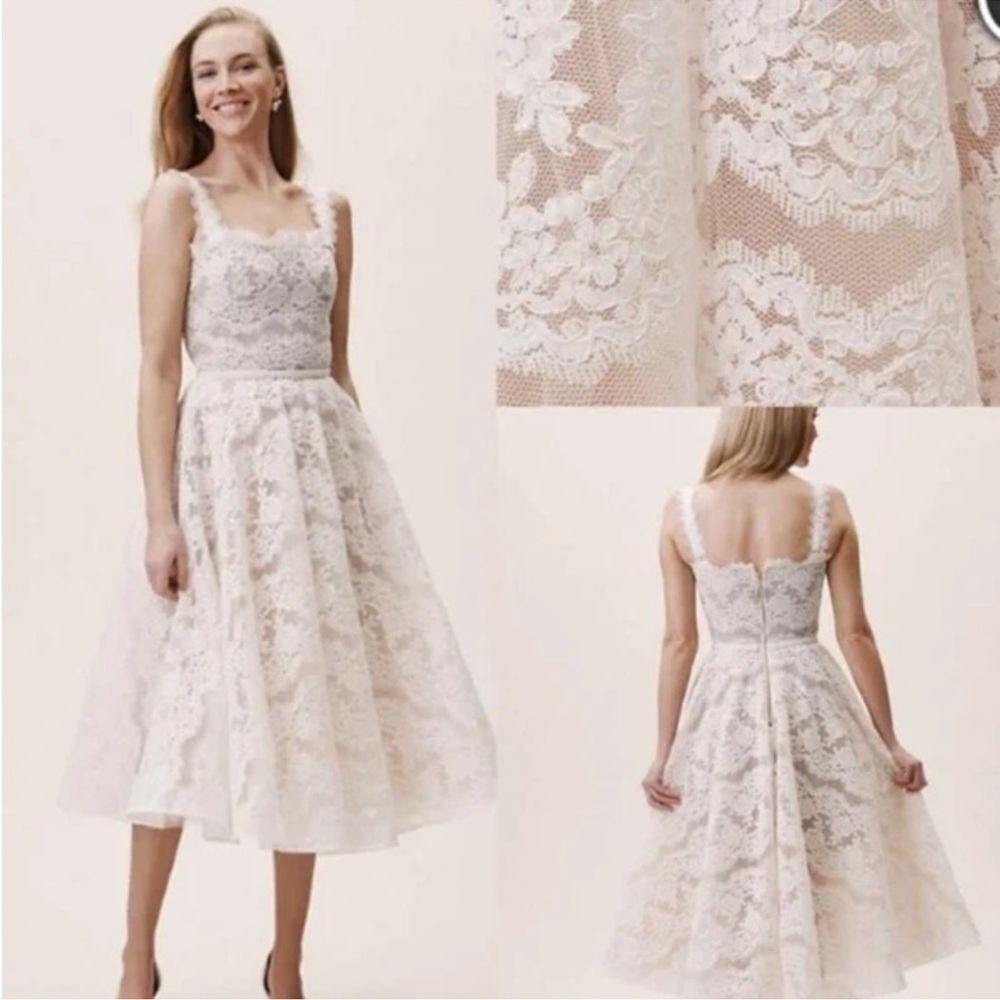 Bronx & Branco White Lace Dress